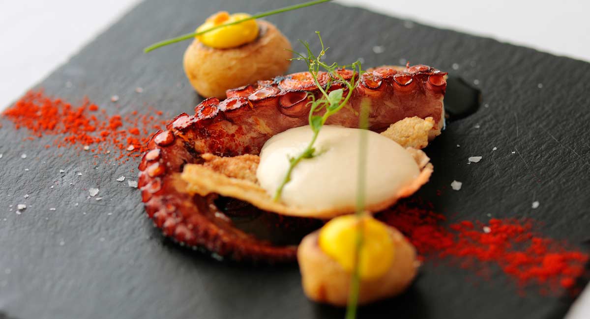 Grilled octopus